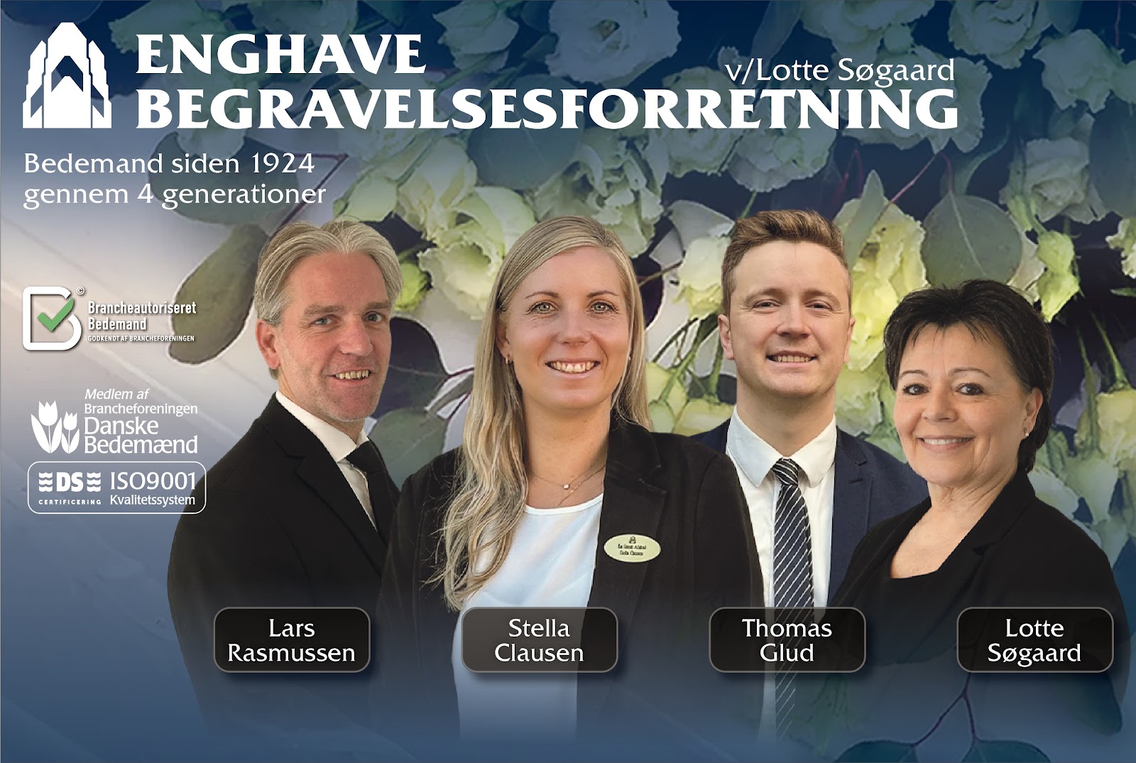 Enghave Begravelsesforretning, bedemand i København