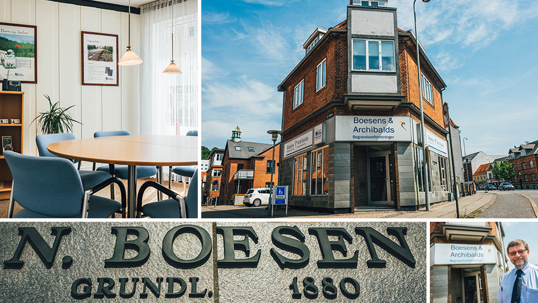 Vejle Begravelsesforretning - Boesens Eftf. - Houkjær Begravelse, bedemand i Vejle